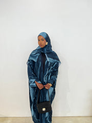 Ocean Blue Abaya
